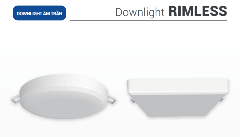 Đèn LED vuông âm trần Panasonic Downlight RIMLESS 9W - Thiết bị điện ...
